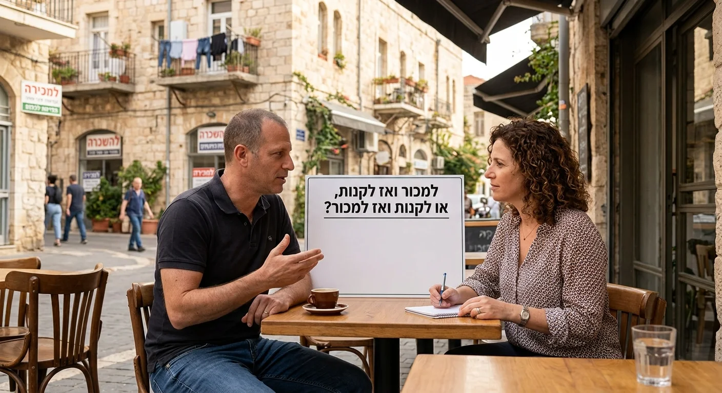 למכור ואז לקנות, או לקנות ואז למכור? בואו נעשה סדר